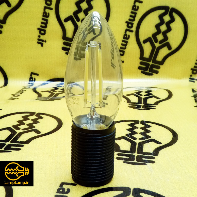 لامپ ال ای دی شمعی E14 فیلامنتی 4 وات برند هالی استار
