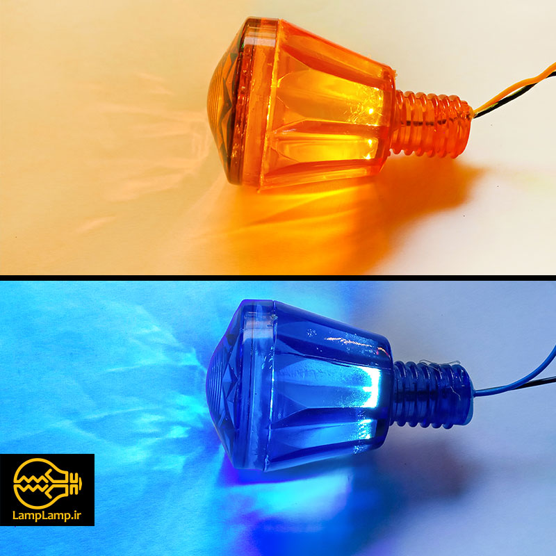 لامپ لاسوگاسی ال ای دی مدل مخروطی رنگ های مختلف