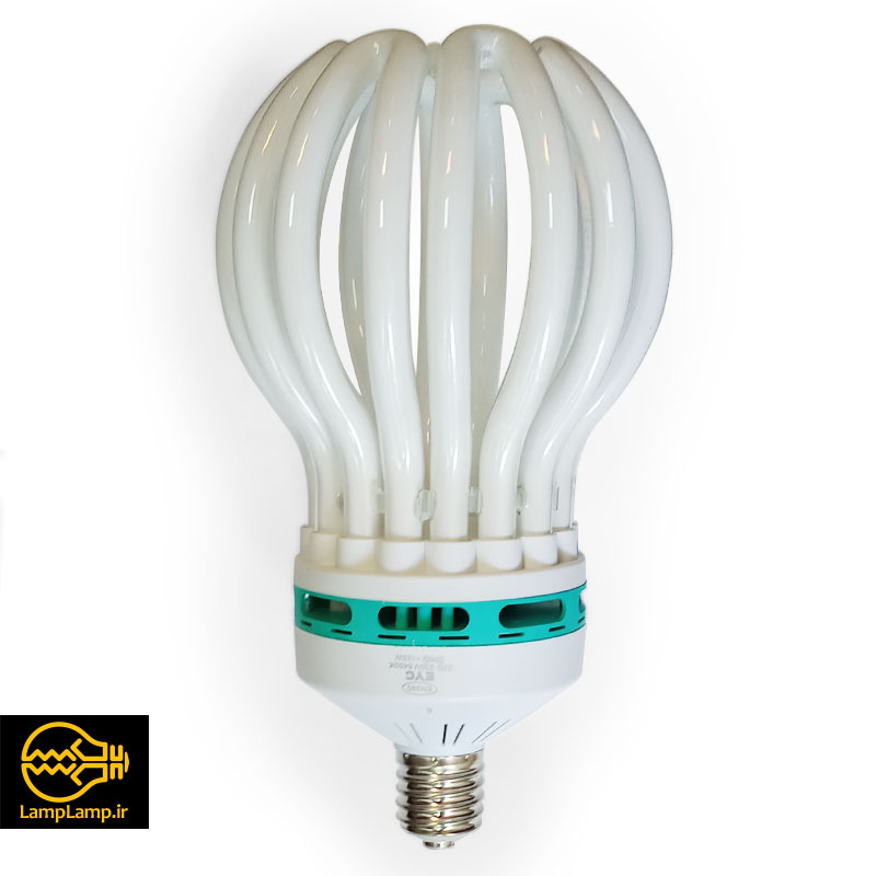 لامپ کم مصرف ۲۰۰ وات مدل لاله پایه e40 رنگ سفید