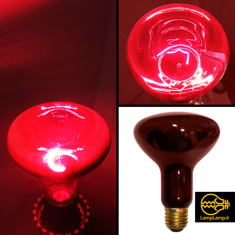 لامپ مادون قرمز حرارتی ۱۰۰ وات جنرال الکتریک