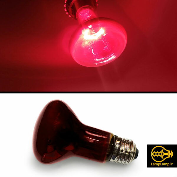 لامپ مادون قرمز 40 وات کوچک حبابی پایه e27