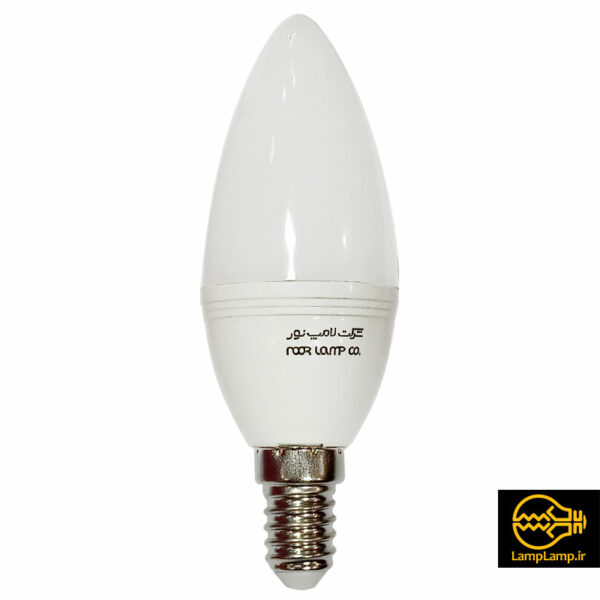 لامپ ال ای دی شمعی کندل 6 وات پایه E14 نور