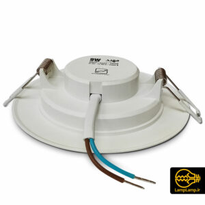 چراغ پنل بک لایت گرد 9 وات SMD مهند