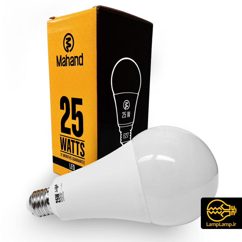 لامپ ال ای دی 25 وات E27 سفید 2500 لومن مهند