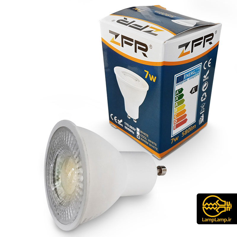 لامپ هالوژن ال ای دی 7 وات پایه استارتی ZFR