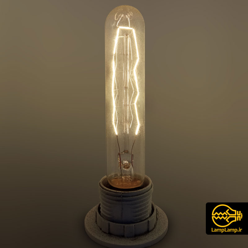 لامپ تنگستنی ادیسونی استوانه ای تزئینی