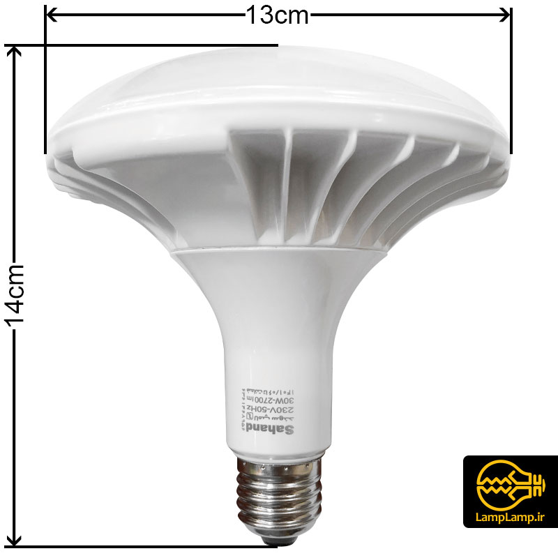 لامپ سفینه ای 30 وات ال ای دی پایه E27 سهند