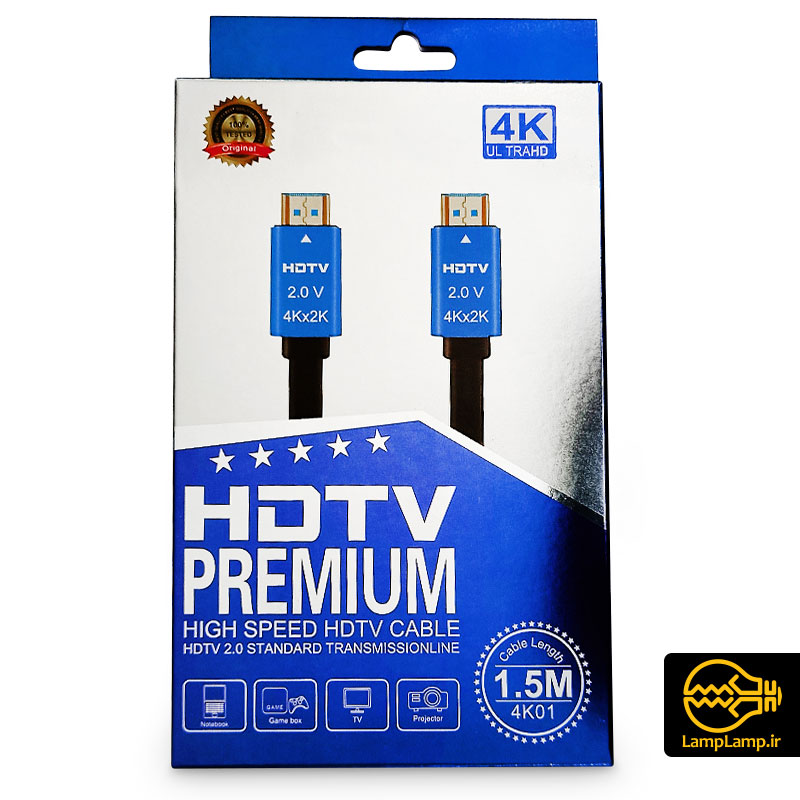 کابل اچ دی ام ای (HDMI) 4K مدل 2.0 پریمیوم