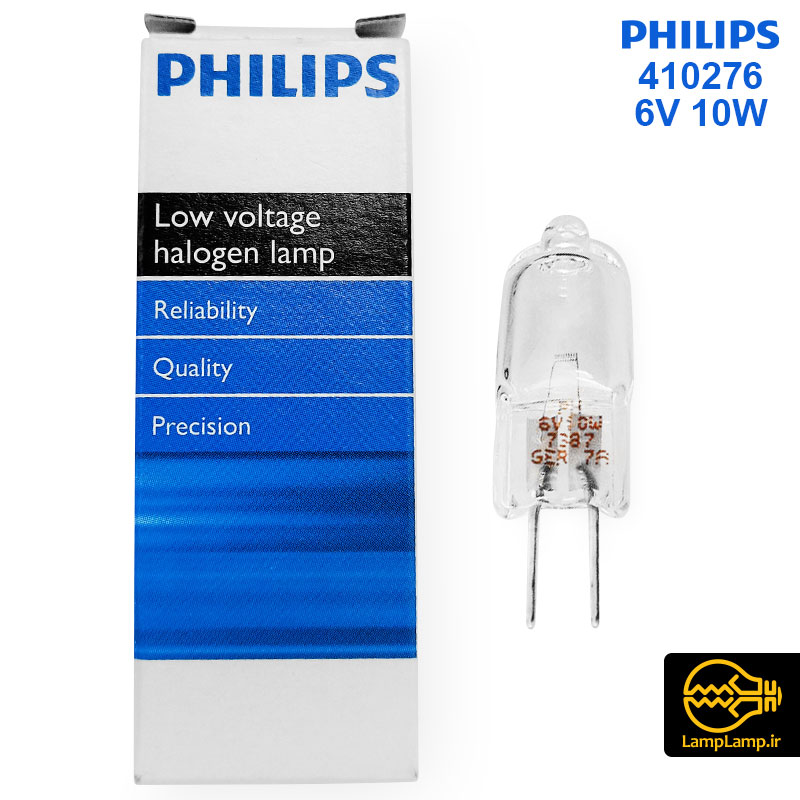 لامپ هالوژن سوزنی 6 ولت 10 وات کد 410276 فیلیپس