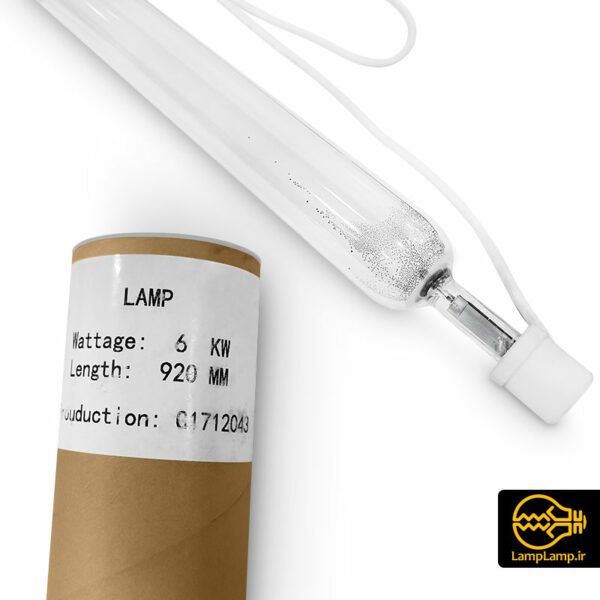 لامپ‌ یووی صنعتی 6 کیلووات طول 92 سانتی