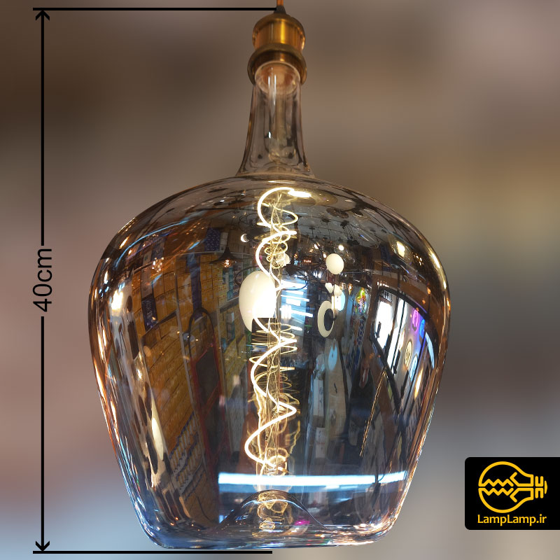 لامپ ادیسونی خیلی بزرگ شیشه دودی