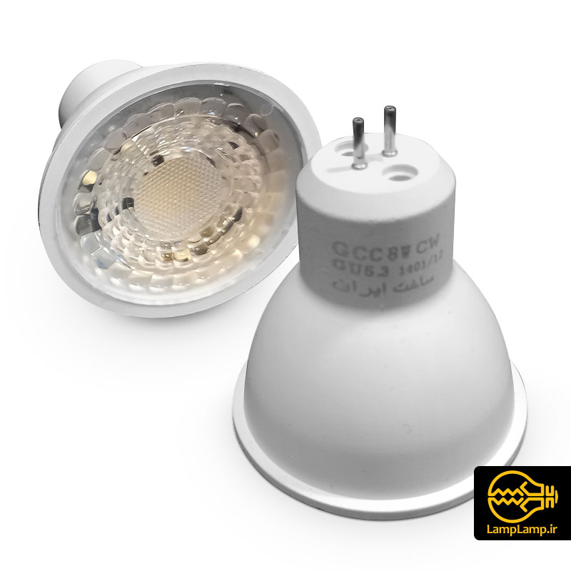 لامپ هالوژن سوزنی 8 وات ال ای دی برند GCC