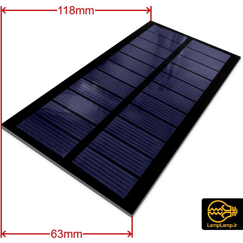سلول خورشیدی 5.5 ولت 150 میلی آمپر