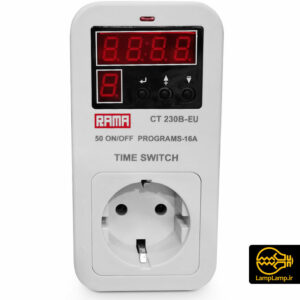 تایمر پریزی دیجیتال 16 آمپر CT-230B-EU راما