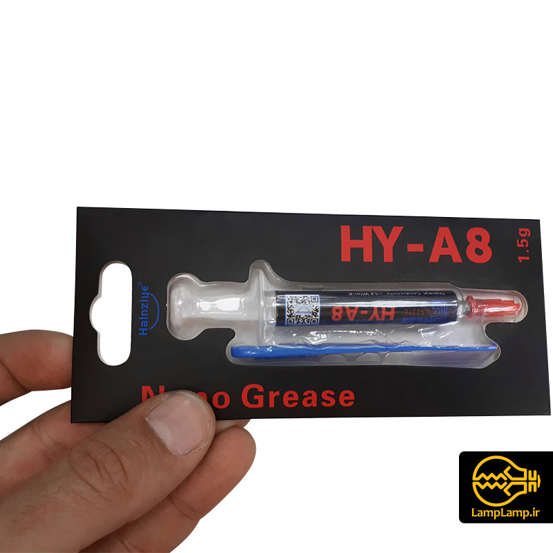 خمیر سیلیکون نانو سرنگی کد HY-A8 ضریب 5.8 هالنزیه