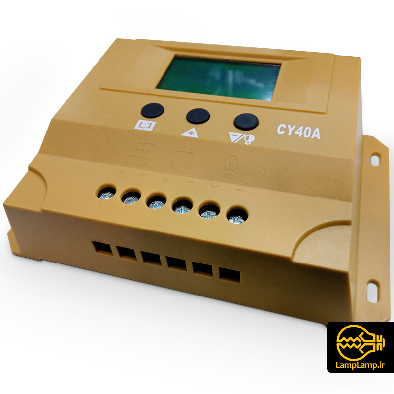 کنترل شارژر پنل خورشیدی 40 آمپر مدل CY40A