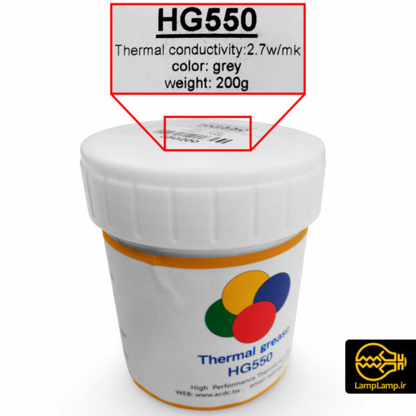 خمیر سیلیکون 200 گرمی کد HG550 خاکستری