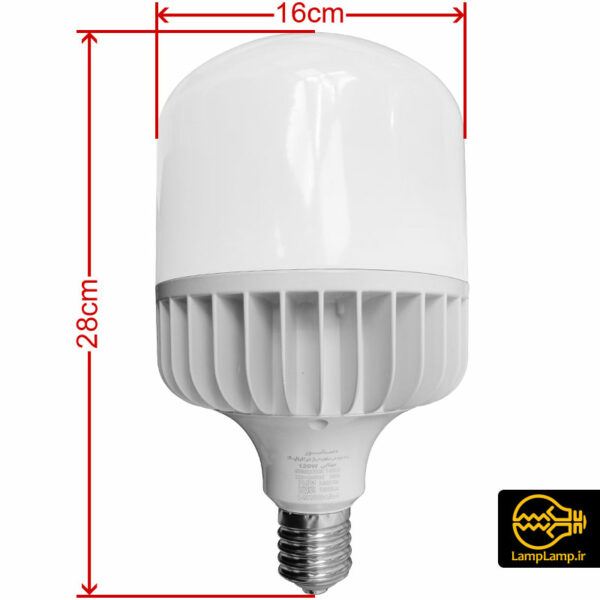 لامپ استوانه ای ال ای دی 120 وات E40 نمانور