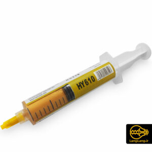 خمیر سیلیکون طلایی HY610 سرنگی هالنزیه