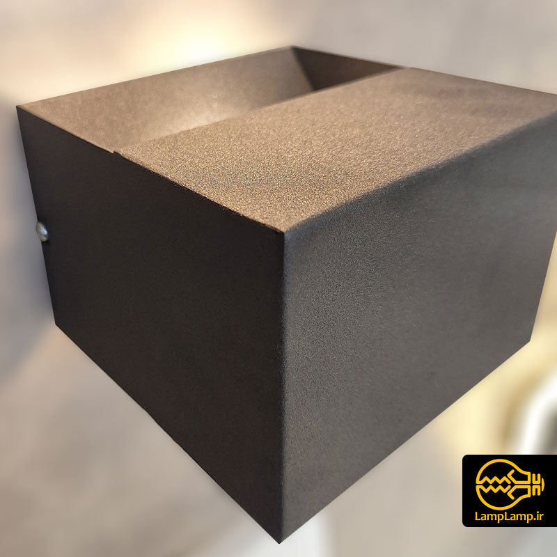 چراغ دیواری دکوراتیو دو طرفه مکعب