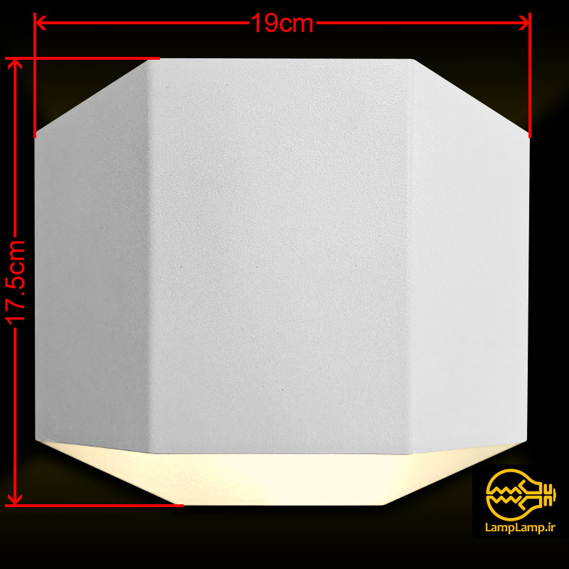 چراغ دیواری دو طرفه کد 123 لولایت