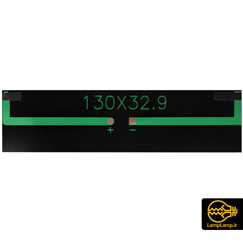 سلول خورشیدی 6 ولت 120 میلی آمپر 130×32.9 میلیمتر