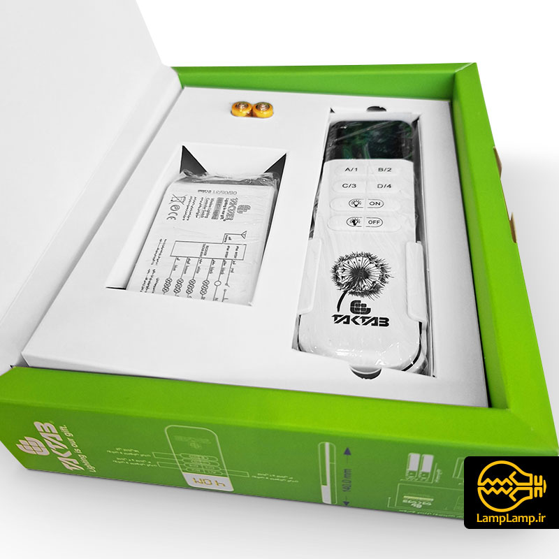ریموت کنترل 4 کاناله 1000 وات (برای هر کانال) تک تاب