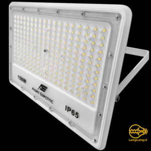 پروژکتور 200 وات SMD لنزدار بدنه سفید IP66 آرام الکتریک