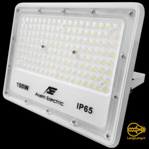 پروژکتور بدنه سفید 100 وات SMD لنز دار آرام الکتریک