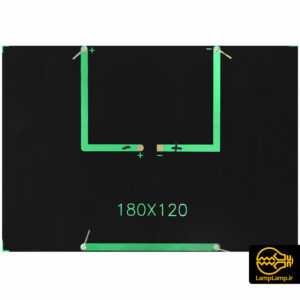سلول خورشیدی 5.5 ولت 590 میلی آمپر 180 در 120 میلیمتر